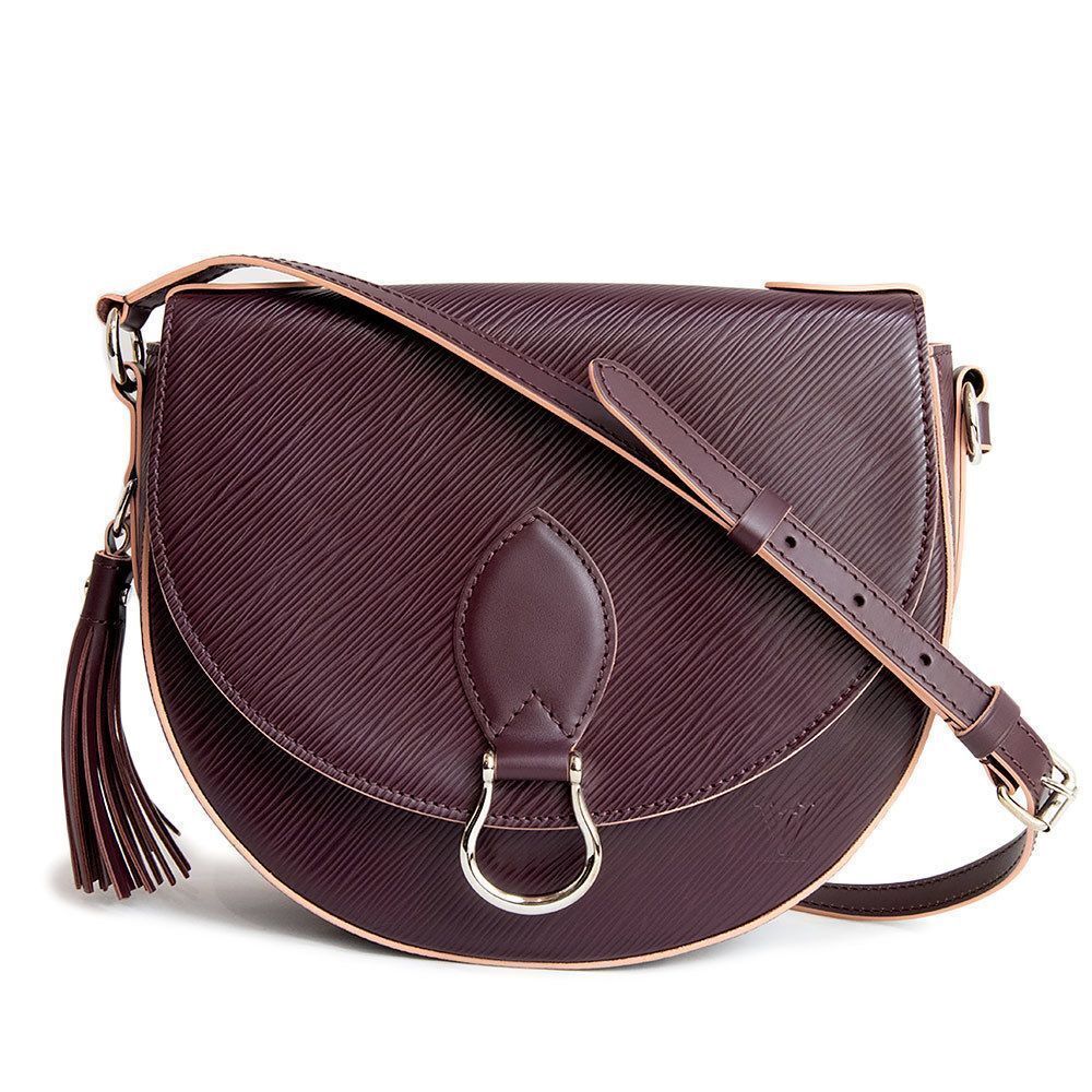 Louis Vuitton Diagonal Prunne Rose Poudre Epi Leather Shoulder Bag